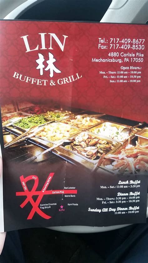 lynn buffet|lin's buffet menu with prices.